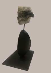 Betty Paiz, SOVEREIGNITY, jade stone sculpture, 32 x 14x20cm. 2017