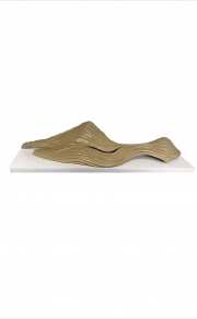 Betty Paiz TOPOGRAPHY 2, marble resine and steele. 11 inches height, 38 inches width, 9 inches depth. 2017