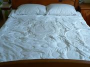 Impressions. 2016. bedding, wooden bed. 167x153x213cm