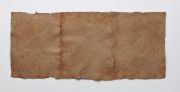 river-library-350-with-footnotes-2010-orinoco-river-mud-on-essindia-paper-17.5-x-40-in.-