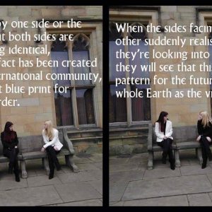 Everyman Film Stills (Frozen Warnings) No. 42a & 42b Diptych