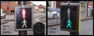 Everyman Film Stills (Frozen Warnings) No.39&40 Diptych